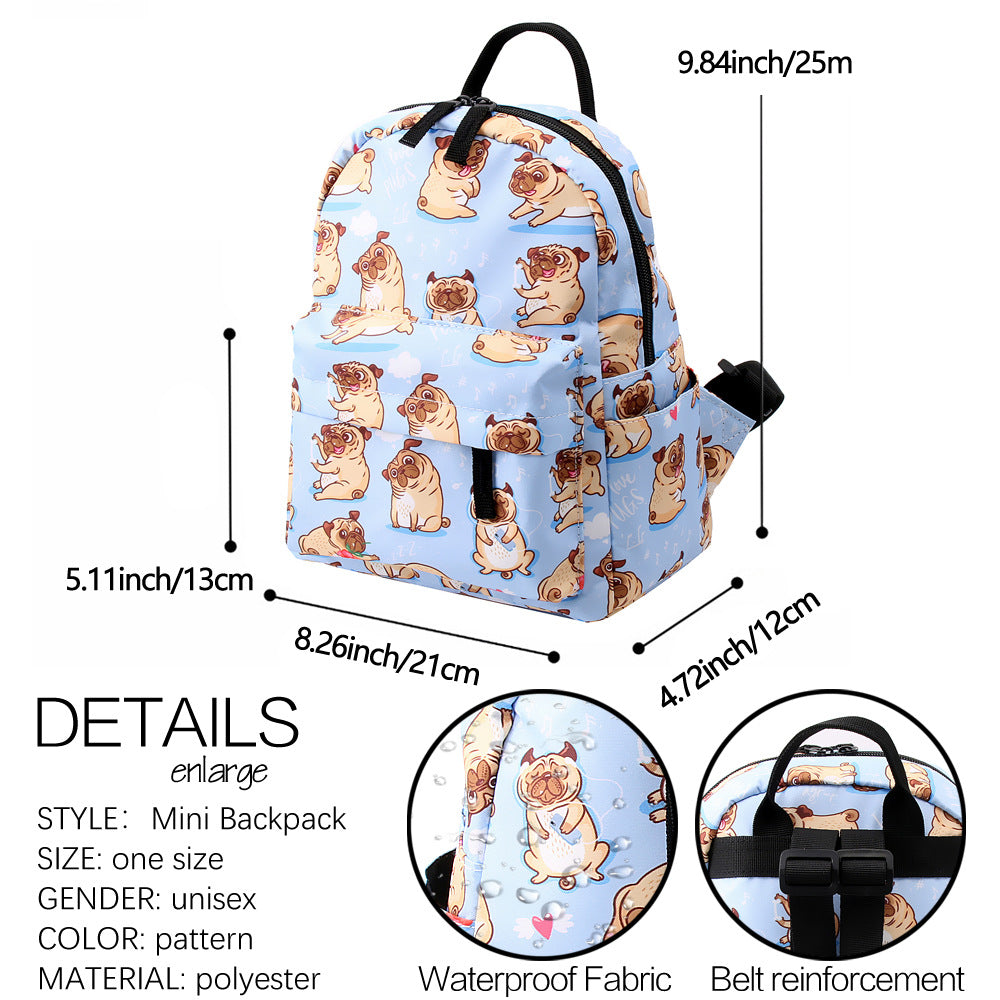 Backpack Puppy Printed Children