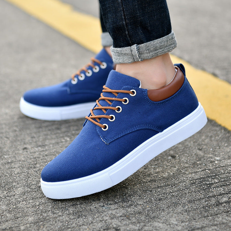 Neptune Casual Low-top Lace-up Canvas Shoes