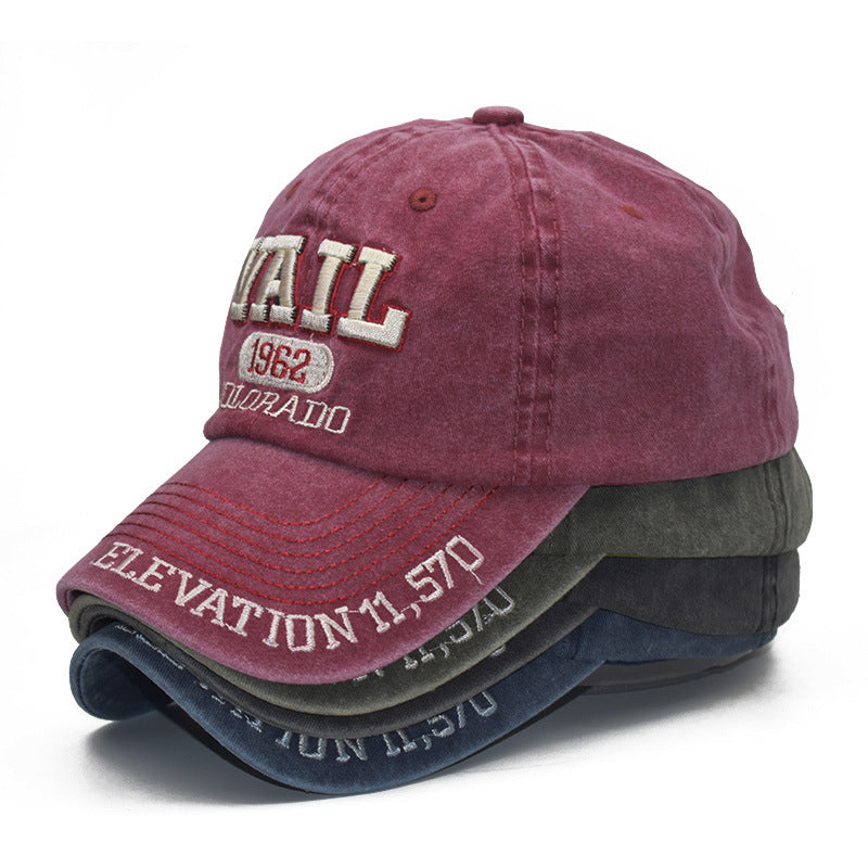New Cotton Worn Looking Washed-out Men's Hat