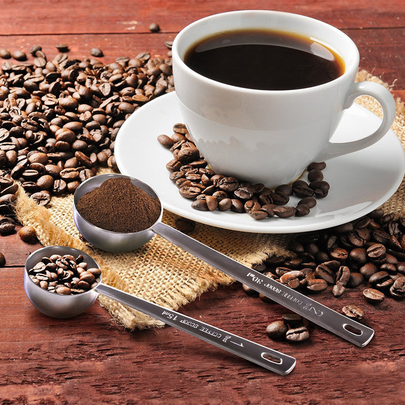 Stainless steel coffee scoop