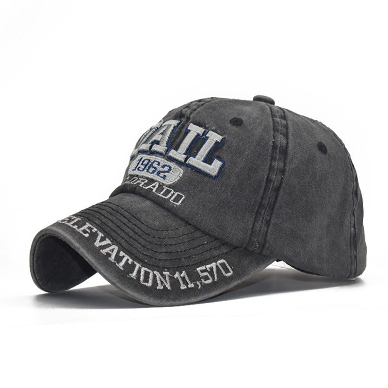 New Cotton Worn Looking Washed-out Men's Hat