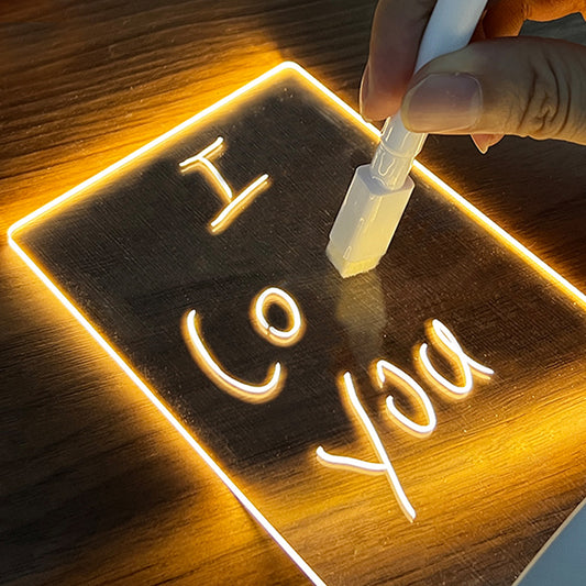 Led Light Message Board With Pen (USB)