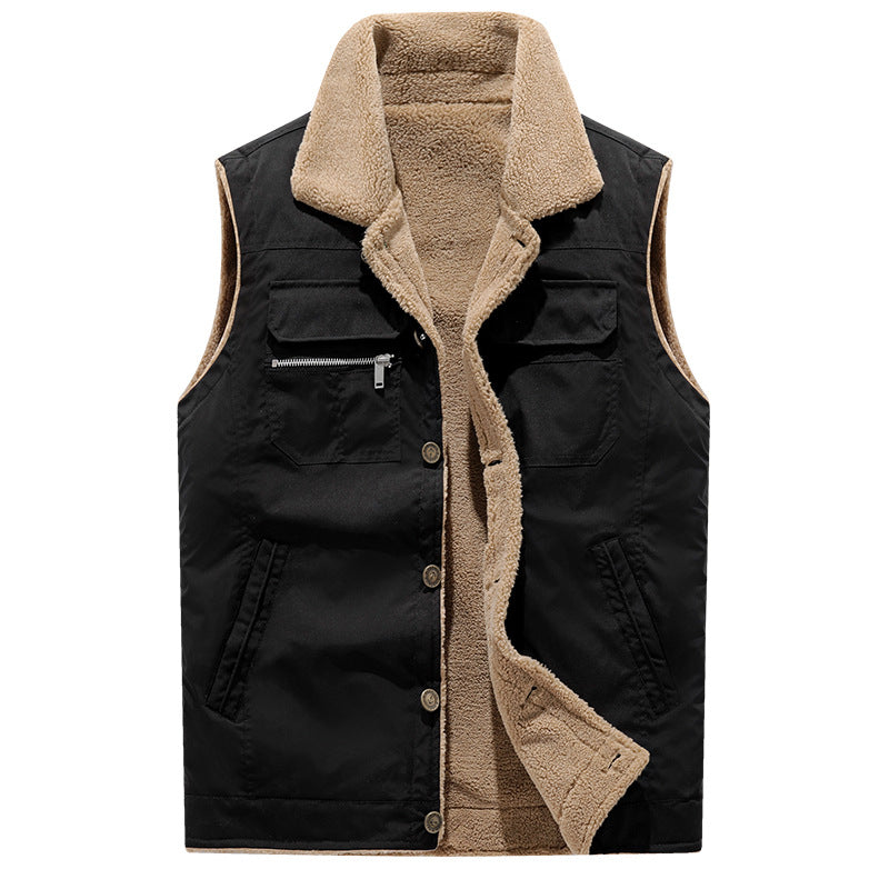Men's Lambswool Lined Jacket Vest