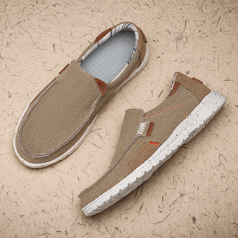 "Low Tide"  Men's Casual Canvas Lightweight Boat Shoes