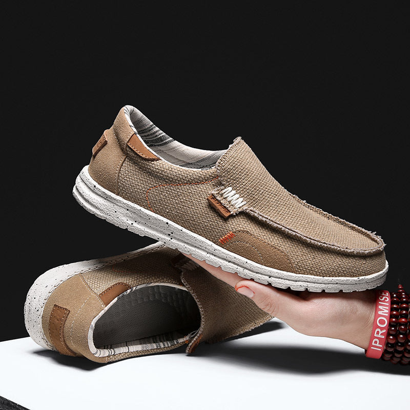 "Low Tide"  Men's Casual Canvas Lightweight Boat Shoes