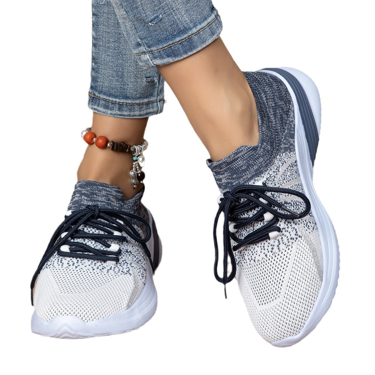 Sky Weave Casual Mesh Running Shoes