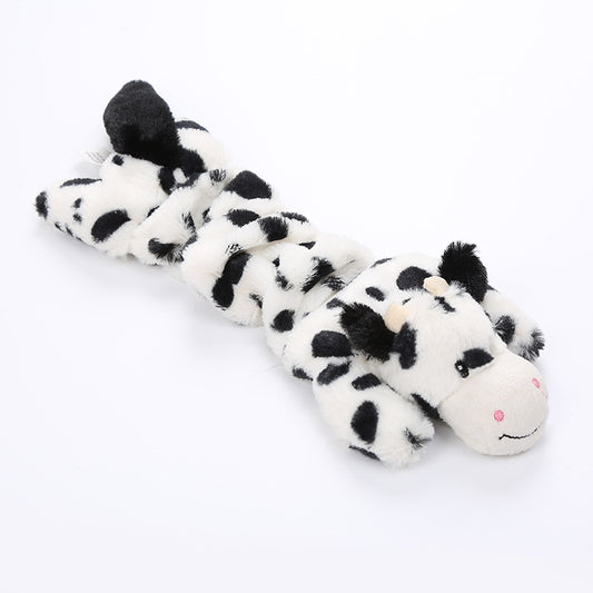 Cute Animal Design Plush Dog Chew Toy