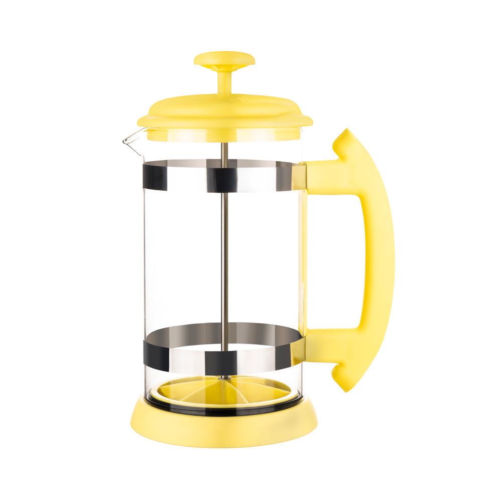 French Press Stainless Steel & Glass Coffee Pot
