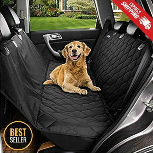 Seat Cover Rear Waterproof Bench Protector -Black