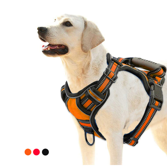 No Pull Breathable Reflective Dog Harness Vest