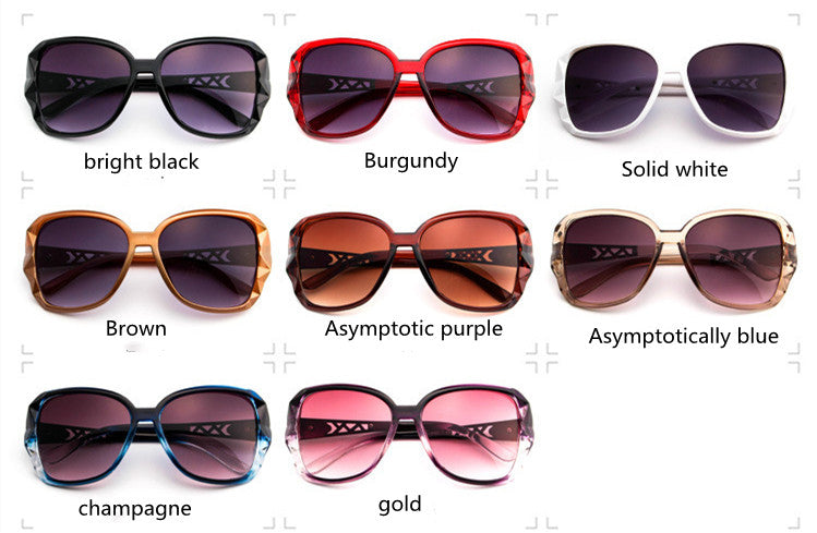 Women's Big Frame Retro Sunglasses