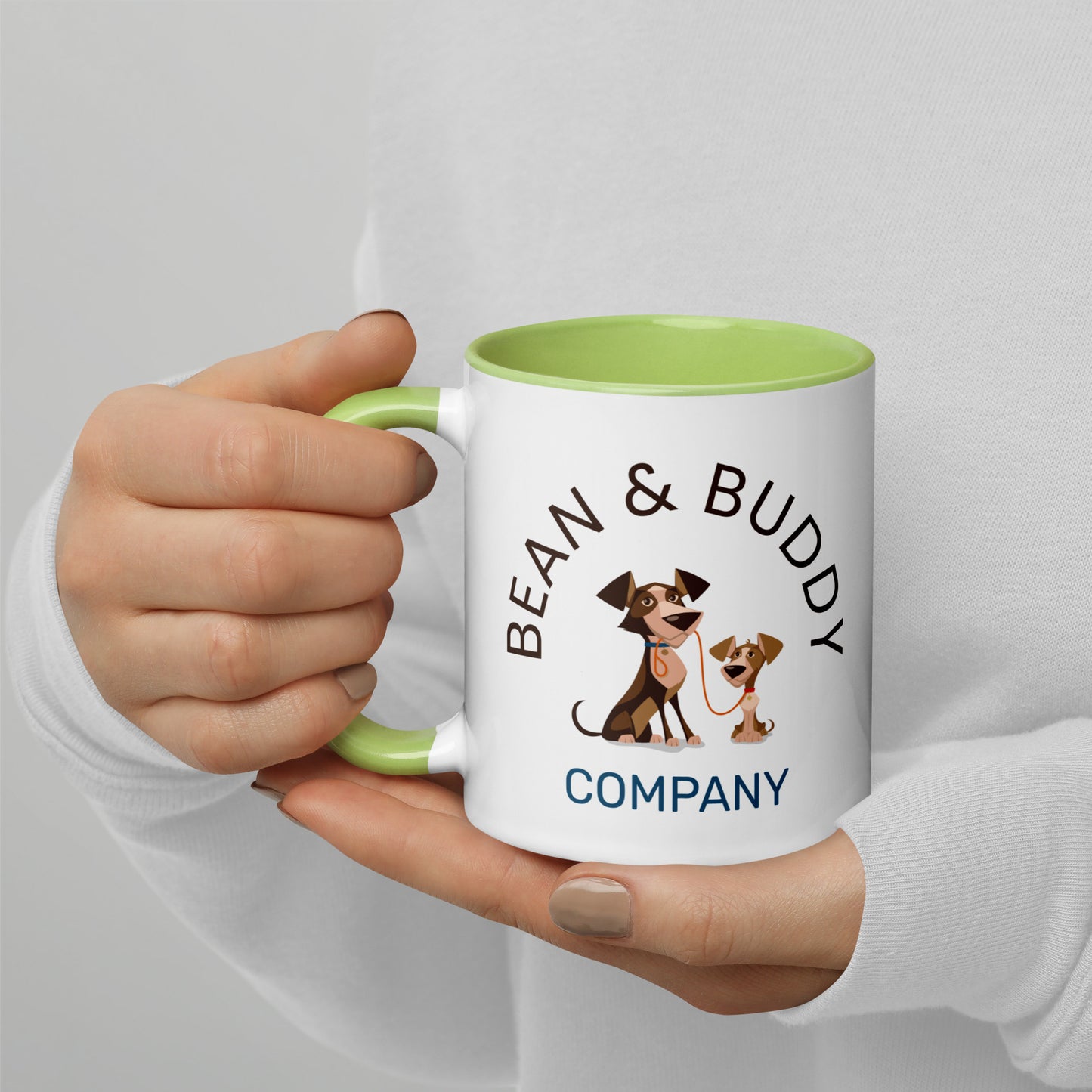 Bean & Buddy Mug with Color Inside